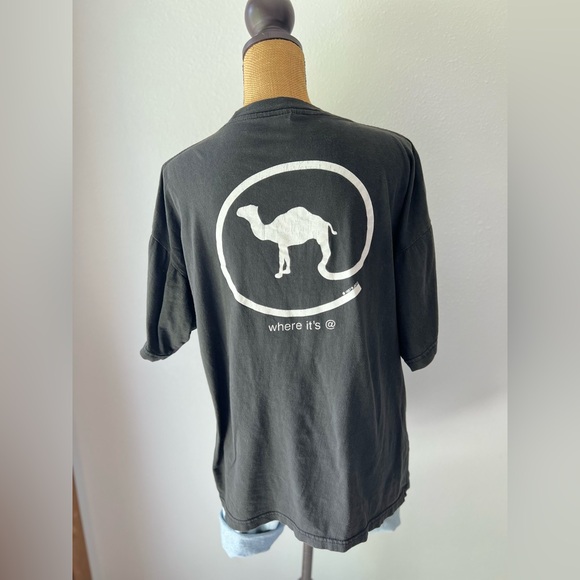 Vintage 1997 Camel Where It's At Black T-Shirt Cigarettes Tobacco 90s - Picture 7 of 10